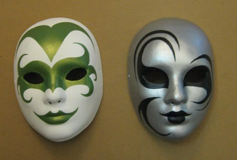 Painted Mask Ideas, Painting Masks Ideas, Mascara Design Ideas, Mask Painting Ideas, Face Mask Painting, Carnival Signs, Carnival Booths, Diy Carnival, Paper Mache Mask