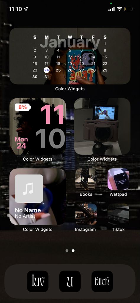 Ios Phone Layout Ideas, Simple But Cool Wallpapers, Ios 16 Lock Screen Ideas Black, Baddie Iphone Homescreen, Widget Iphone Aesthetic Baddie, Baddie Wallpaper Iphone Ios 16, Phone Themes Baddie, Lock Screen Inspo Aesthetic, Baddie Ios14 Homescreen