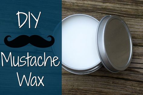 Homemade Waxing, Diy Mustache, Beard Balm Recipe, Coconut Oil And Essential Oils, Bee Business, Diy Honey, Moustache Wax, Beard Wax, Mustache Wax