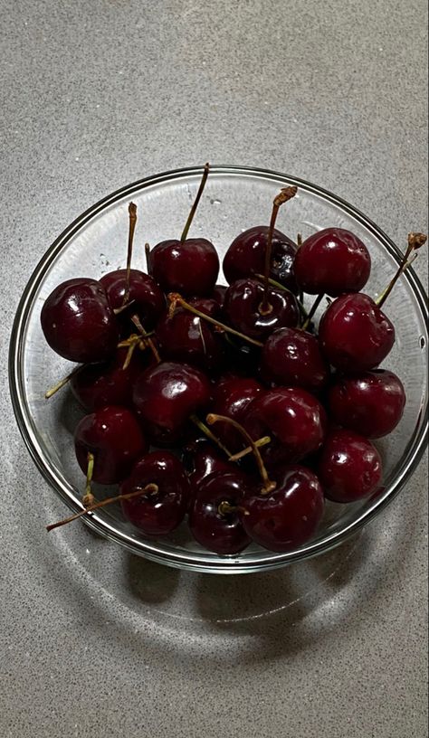 #fruits #cherry Bowl Of Cherries Aesthetic, Cherries Aesthetic, Cherry Vibes, Red Stuff, Bowl Of Cherries, Art Homework, Cherry Bowl, Cherry Wine, Cherry Fruit