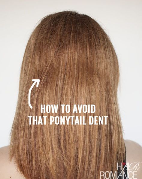 How to avoid the ponytail dent Perfect Ponytail, Hair Romance, Favorite Hairstyles, Free Hair, Great Hair, Hair Skin, Hair Dos, Hair Highlights, Pretty Hairstyles