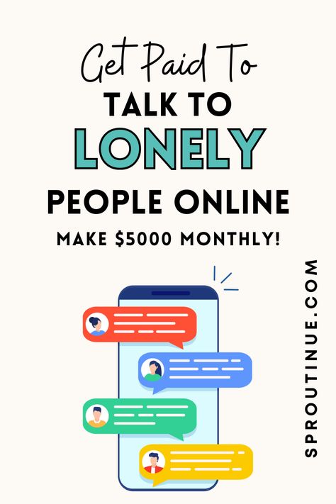 Easy Ways To Make Money Sites To Make Money, Chat Apps, Virtual Girlfriend, Talk To People, Chat Sites, Easy Ways To Make Money, Easy Cash, Job Ideas, Jobs Online