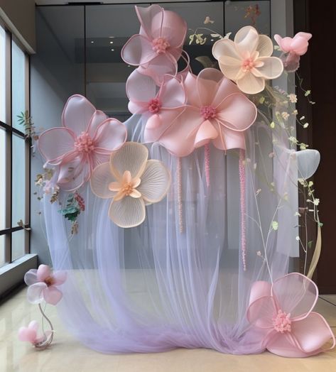 Quinceañera Planning, Wedding Minimal, Tree Decoration Ideas, Floral Installation, Event Props, Birthday Party Theme Decorations, Flowers Decoration, Trendy Tree, Giant Flowers