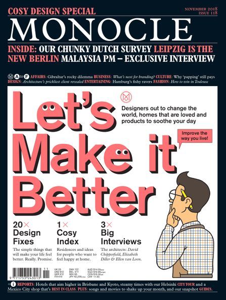 Cover shot of issue 118 Monocle Magazine, Business Culture, Shop Front Design, Dog Recipes, Healthy Dog Treats, Pinterest Recipes, Easy Healthy Dinners, Design Typography, Shop Interior Design