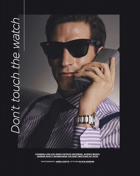 Jarrod Scott Channels Patrick Bateman for GQ Australia Jarrod Scott, Gq Australia, Patrick Bateman, Dishonored, Australian Models, Christian Bale, Wall Street, Smart Casual, Gq