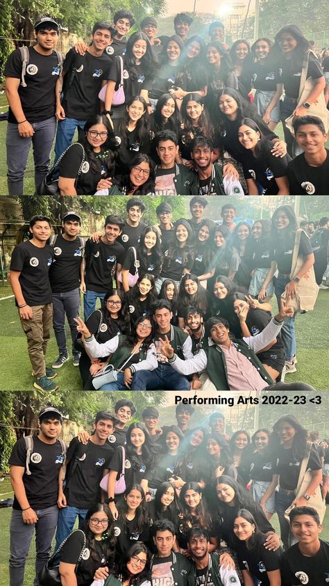 Indian High School Aesthetic, Group Day Ideas College, College Group Photos, Group Pictures With Friends Aesthetic, Indian Friends Group, Farewell Pictures, School Memories Scrapbook, Couples Matching Outfits Swag, Friend Group Pictures