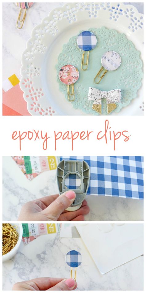 Paper Clips Ideas, Diy Paper Clips, Paper Clips Diy, Paperclip Crafts, Paperclip Bookmarks, Paper Clip Art, Embellishment Diy, Paper Bookmarks, Diy Epoxy