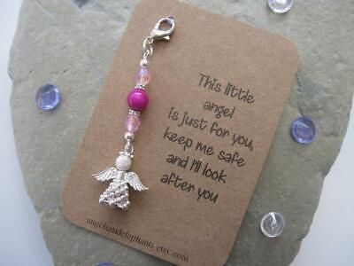 Guardian Angel Gifts, Angel Bag, Personalised Gifts Diy, Angel Gifts, Jewerly Beads, Angel Crafts, Bead Charms Diy, Beaded Jewels, Angel Christmas