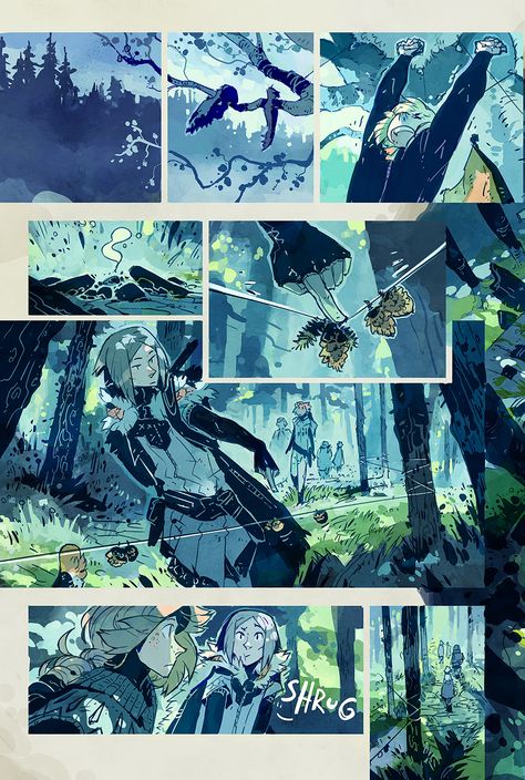 Webcomic Layout, Character Design Comic, Aesthetic Comic, Stand Still Stay Silent, Comic Pages, Stay Silent, Lotus Flower Pictures, Comic Book Layout, Storyboard Illustration