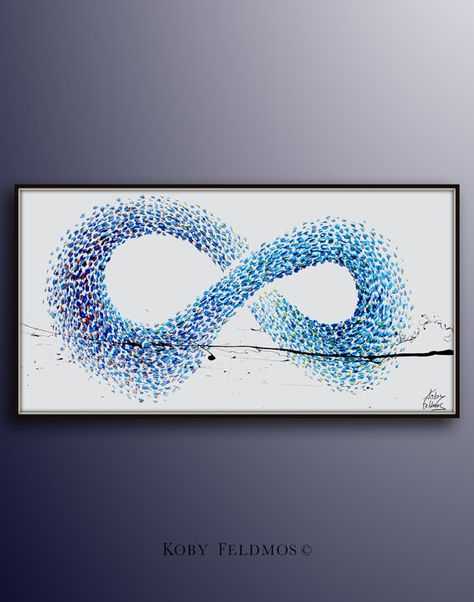 Warm And Cool Colors, Art Quotes Inspirational, Smart Art, Warm Tone, Collage Art Mixed Media, Impasto Painting, Abstract Oil Painting, Infinity Symbol, Handmade Oil