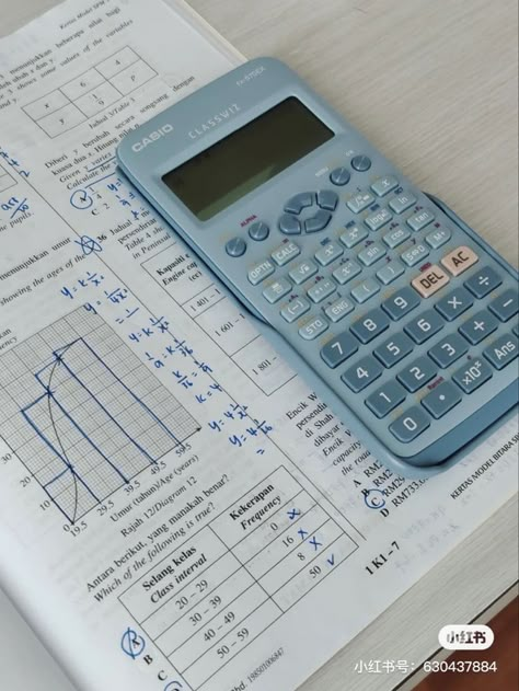 Blue Student Aesthetic, Math Blue Aesthetic, Blue Maths Aesthetic, Calculator Design Ideas, Blue Aesthetic Studying, Study Motivation Blue, Study Blue Aesthetic, Math Aesthetic Design, Blue Aesthetic Study