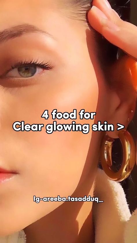 Foods For Glowing Skin, Food For Glowing Skin, Beginner Skin Care Routine, Natural Face Skin Care, Clear Glowing Skin, Serious Skin Care, Good Skin Tips, Clear Skin Tips, Perfect Skin Care Routine