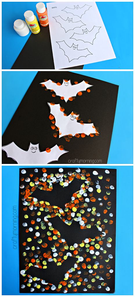 Fingerprint Bat Silhouette Craft #Halloween craft for kids to make! Free Printable | CraftyMorning.com Bat Silhouette, Craft Halloween, Hallowen Ideas, Halloween Kunst, October Crafts, Halloween Preschool, Daycare Crafts, Halloween Craft, Theme Halloween