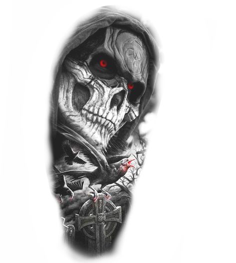 Skull Bicep Tattoo Men, Inside Forearm Tattoo For Men, Sinister Tattoos, Galaxy Tattoo Sleeve, Warrior Tattoo Sleeve, Satanic Tattoos, Soldier Tattoo, Tattoo Design For Hand, Skull Art Tattoo