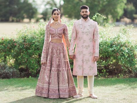 Engagement Dress For Groom, Outfits For Groom, Blush Outfit, Muslim Wedding Photography, Hindu Wedding Ceremony, Wedding Outfits For Groom, Groom Dress Men, Bride And Groom Outfits, Hindu Ceremony