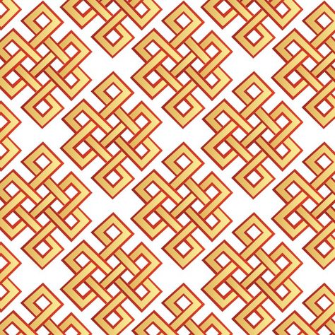 Knot Pattern, Lucky Symbols, Tibetan Art, Pattern Leggings, Tibetan Buddhist, Leggings Pattern, Book Images, Tibet, Pattern Art