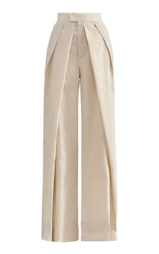 Women's Maticevski Spring Summer 2025 Collection | Moda Operandi Moda Operandi Pants, Spring Summer 2025, Unique Trouser Design, Linen Fashion Women, Pants Fashion Design, Indian College Outfits, Ladies Trousers Designs, Latest Trouser Design, Tailor Pants