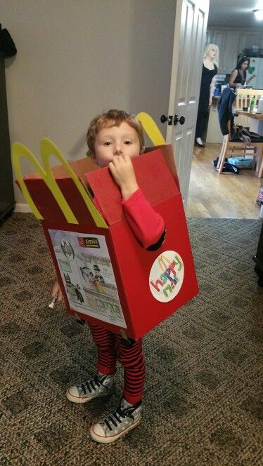 Happy Meal costume Mcdonald’s Halloween Costumes, Happy Meal Costume, Halloween Costumes For Big Kids, Happy Meal Mcdonalds, Happy Meal, Big Kids, Halloween Ideas, Halloween Costume, Halloween Costumes