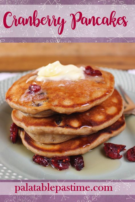 Cranberry Pancakes, Fruity Breakfast, Breakfast Casserole French Toast, Cranberry Jelly, Jellied Cranberry Sauce, Leftover Thanksgiving, Thanksgiving Breakfast, Leftover Cranberry Sauce, Cranberry Bread