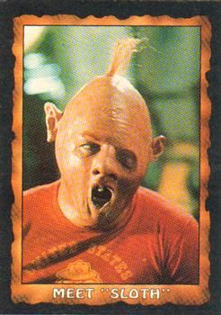 1985 Topps The Goonies #8 Meet "Sloth" | Trading Card Database Goonies Mouth, John Matuszak, Sloth Goonies, Martha Plimpton, Goonies 1985, Corey Feldman, The Goonies, 90s Movies, Goonies