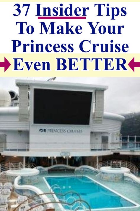 37 Insider Tips To Make Your Princess Cruise Even BETTER Princess Sapphire Cruise, Princess Alaskan Cruise Tips, Sky Princess Cruise Ship, Grand Princess Cruise Alaska, Princess Cruise Hacks, Grand Princess Cruise Ship, Cruise Tips And Tricks, Princess Cruises Caribbean, Cruising Tips