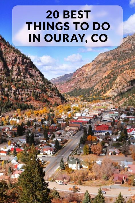 Discover the 20 best things to do in Ouray, CO. Including Yankee Boy Basin, Ouray Hot Springs, Wright Opera House, Ouray County Museum and more. Ouray Colorado Summer, Places To Go In Colorado, Vacation In Colorado, Ouray Colorado, Cascade Falls, Southwest Colorado, Golden Co, Colorado Summer, Travel United States