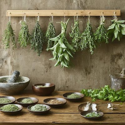 The Herb Gardener: The Ultimate Herb Conversion List Herbs Drying In Kitchen, Herb Wall Kitchen, Drying Herbs Hanging, Herbs Cooking, Food Drying, Drying Fresh Herbs, Preserving Herbs, Herb Wall, Hanging Herbs