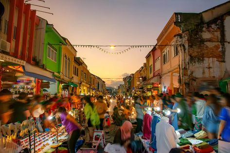 Thailand's New Weed Policies Don't Mean You Can Smoke Anywhere - Thrillist Walking Street Night, Phuket Old Town, Thailand Tourism, Thai Islands, Traveling Tips, Walking Street, Edinburgh Castle, Night Market, Pattaya