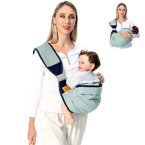 Amazon.com : Shiaon Baby Sling Carrier Newborn to Toddler, Adjustable Baby Carrier Sling, Baby Wrap Sling, Baby Hip Seat Carrier for Toddler Sling, Baby Holder Carrier, Nursing Sling, Carrying 7-45 lbs, Green : Baby Baby Holder, Pink Headwrap, Toddler Carrier, Kids Bucket Hat, Sling Carrier, Lightweight Baby, Wrap Carrier, Baby Sling, Baby Sun Hat