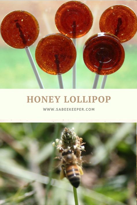 Honey For Allergies, Lollipops Diy, Honey Remedies, Honey Stirrer, Honey Pops, Lollipop Recipe, Honey Drink, Lolli And Pops, Cassia Cinnamon