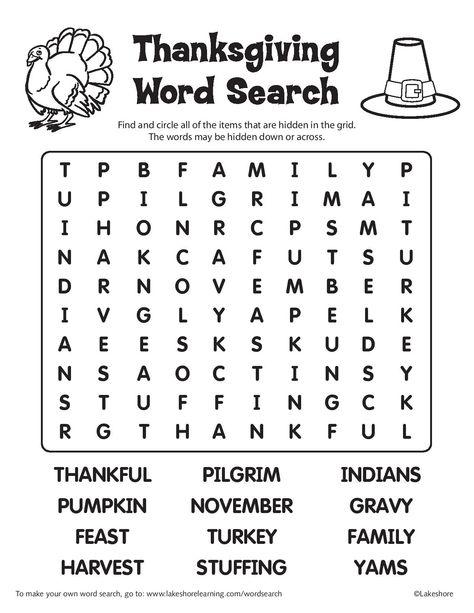 Students search for words like “harvest,” “thankful,” “pumpkin” and more in our Thanksgiving-themed word search printable! Im Thankful For, Thanksgiving Educational Activities, Thanksgiving Puzzles, Thanksgiving Puzzle, Thanksgiving Word Search, Thankful Pumpkin, Thanksgiving Worksheets, Thanksgiving School, Thanksgiving Classroom