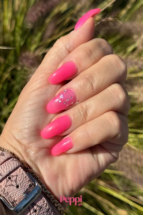 This fun sparkly pink is full of micro holographic glitter pieces and sprinkled with small hexagonal glitter pieces with an iridescent shift!
 #FallNails #AutumnNailArt #CuteNailsForFall #FallNailDesigns #AutumnManicure #NailInspo #FallNailTrends #SeasonalNails #NailArtIdeas #FallNailColors #PumpkinSpiceNails #CozyNails #NailArt #FallVibes #NailDesigns Pumpkin Spice Nails, Nails For Fall, Fall Nail Trends, Cute Nails For Fall, Seasonal Nails, Fall Nail Colors, Manicure Ideas, Cute Nail Designs, Fall Nail Designs