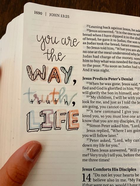 John 13 Bible Journaling, John 3 Bible Journaling, Scripture Journaling Ideas, Bible Verse Journaling, Aesthetic Bible Journaling, Bible Journaling Ideas, Bible Highlighting, Journal Bible Quotes, Bible Journal Notebooks