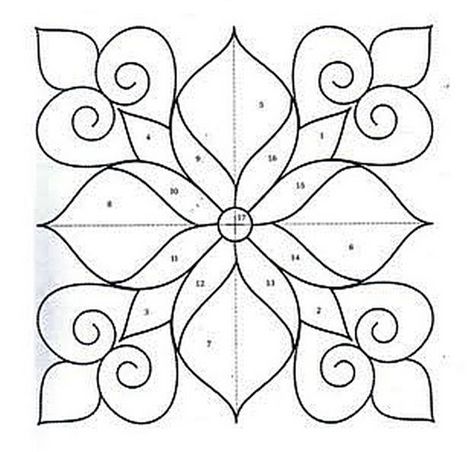 Ornament Drawing, Pola Sulam, Stencil Patterns, 자수 디자인, Mandala Design Art, Applique Patterns, Barn Quilts, Stained Glass Patterns, Free Motion Quilting