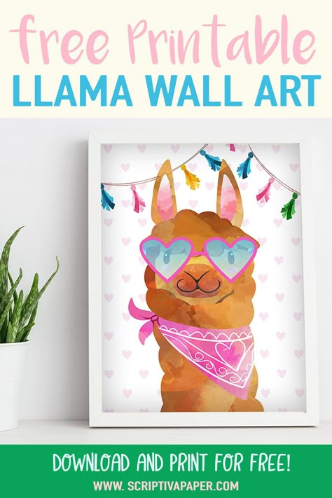 Free Wall Art Prints, Playroom Bathroom, Christmas I Spy, Room Decor For Girls, Llama Decor, Diy Kids Room Decor, Kids Bedroom Wall Art, Fun Christmas Activities, Free Wall Art