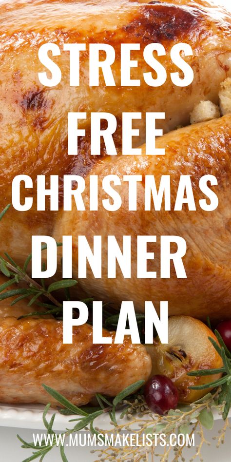 Want a stress-free Christmas dinner plan? No time to even think about planning Christmas dinner? Don't worry, because I've done it for you. Use this simple Christmas dinner menu of appetizers, mains, sides and dessert to plan for your Christmas dinner this year. Keep things simple and you will have an easier time preparing food for Christmas day. Simple Christmas Dinner, Planning Christmas Dinner, Easy Christmas Dinner Menu, Food For Christmas, Planning Christmas, Xmas Menu, Traditional Christmas Dinner, Easy Christmas Dinner, Christmas Dinner Menu