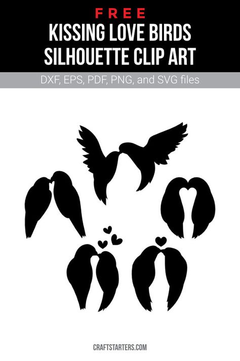 Two Birds Kissing Tattoo, Birds Kissing Drawing, Love Birds Silhouette, Starter Tattoos, Friend Signs, Larkspur Flower Tattoos, Art Kissing, Birds Kissing, Bird Silhouette Art