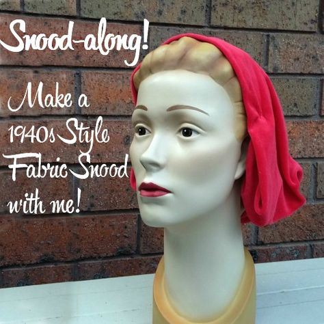 Medieval Snood, Head Covering Pattern Sewing, Snood Pattern, Hair Snood, Easy Face Mask Diy, Hat Tutorial, Easy Face Masks, Leftover Fabric, Head Covering