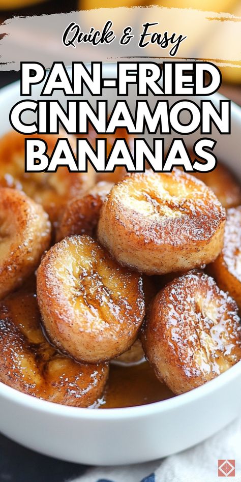 Make dessert time delicious and quick with these 10-minute pan-fried cinnamon bananas. Perfect for your food recipes board, this easy dessert hack is packed with sweet cinnamon flavor. Save this pin and click for the full recipe and step-by-step guide. Treat yourself to a fast and flavorful dessert that’s sure to satisfy. Easy Banana Desserts 3 Ingredients, Breakfast With Bananas Easy, Quick Banana Dessert, Things To Make With Bananas, Banana Flips, Easy Banana Desserts, Pan Fried Bananas, Cinnamon Bananas, Dessert Hacks