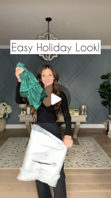 Jaclyn O’Hanlon on Instagram: "✨Like this post AND comment SKIRT to get a DM with all the links and sizing info (‼️must be following @lilacandlipgloss to receive‼️)✨Feeling festive in this fun sparkly skirt ✨💚🎄! Another cute holiday party outfit idea 👌🏻

Amazon fashion finds, holiday party outfit idea, sequin skirt, mini skirt, tall boots" Sparkly Mini Skirt Outfit, Sequin Skirt Outfit, Sparkly Skirt, Amazon Fashion Finds, Simple Holidays, Holiday Party Outfit, Skirt Mini, Holiday Looks, Outfit Idea