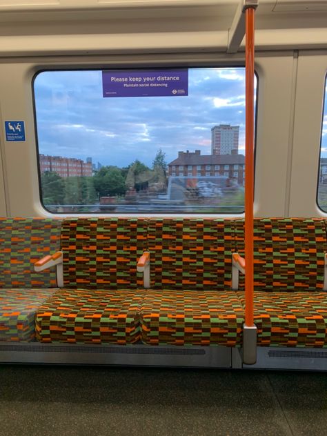 London 2000s Aesthetic, Britain 2000s Aesthetic, Train Aesthetic London, Grunge Train Aesthetic, Metro Train Asthetic, London Overground, Tube Train, Life After High School, London Vibes