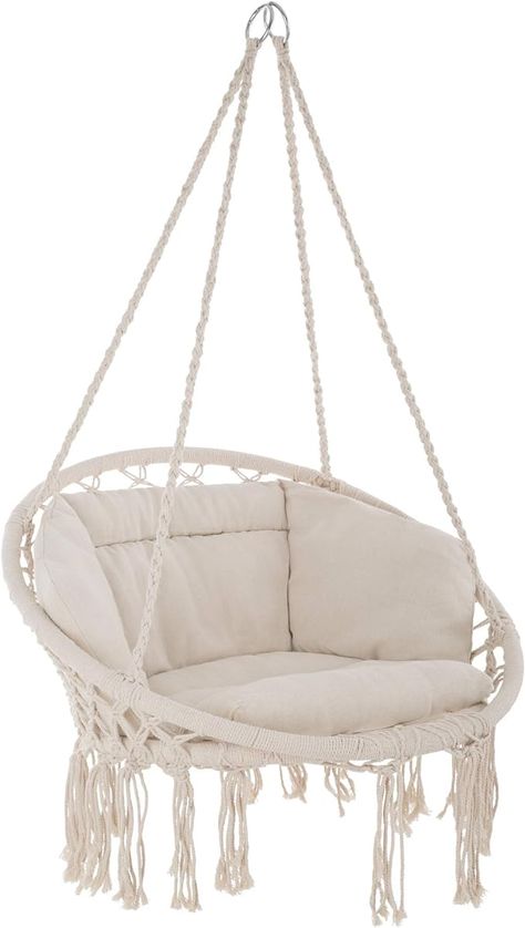 Navy Room Decor, Swing Chair Bedroom, Bedroom Swing, Floating Chair, Hanging Seats, Hanging Egg Chair, Balcony Furniture, Hammock Chair, Rattan Chair