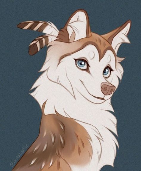 Anime Wolves, Wolf Designs, Eyes Looking To The Side Drawing, Aesthetic Wolf Drawing, Wolf Fanart, Dog Reference Drawing, Cute Wolf Art, Wolf Character Art, Wolf Art Reference