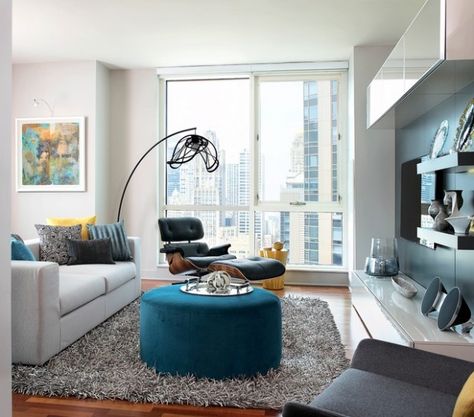 20 Modern Condo Design Ideas Condo Living Room, Condo Interior, Condo Design, Living Room Lounge, Condo Living, Small Apartment Living, Family Room Design, Furniture Arrangement, Apartment Living Room