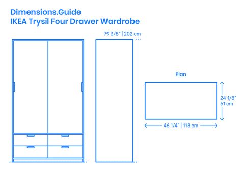 Ikea Trysil, Four Door Wardrobe, Modern Wardrobe Design Sliding Doors, Modern Wardrobe Design, Wardrobe Design Ideas, Closet Dimensions, Wardrobe Dimensions, Sliding Shutters, Storage Wardrobe