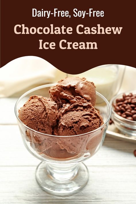 Cashew Milk Ice Cream, Drumstick Ice Cream, Cashew Ice Cream, Ninja Ice Cream Recipe, Whole Food Desserts, Chocolate Cashew, Pudding Ice Cream, Frozen Dessert Recipe, Chocolate Cookie Dough