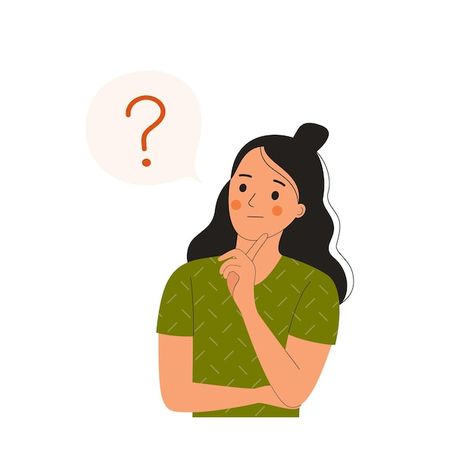 Young woman with question mark in think ... | Premium Vector #Freepik #vector #thinking-question #portrait #girl #people-think Black Glitter Wallpapers, Girl Thinking, Glitter Wallpaper, Flat Style, Question Mark, Portrait Girl, Vector Photo, Young Woman, Girl Cartoon