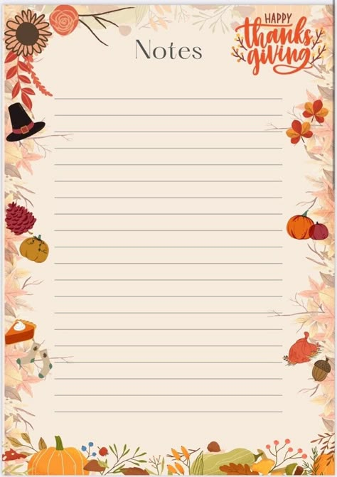 Notepad 3 reusable pages Thanksgiving themed PDF 9.3MB Thanksgiving Stationary, Thanksgiving Notes, Thanksgiving Writing Paper, Apron Cards, Thanksgiving Note, Pencil Case Tutorial, Sign Up Sheets, Thanksgiving Writing, Writing Paper Printable Stationery