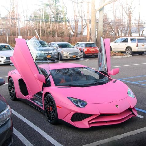 Lamborghini Aventador Super Veloce wrapper in Matte Pink Photo taken by: @nycexotics on Instagram Lamborghini Veneno Horsepower, Pink Lamborghini, Xe Ducati, Aventador Lamborghini, Lamborghini Lamborghini, Top Luxury Cars, Lamborghini Veneno, Lux Cars, Lamborghini Cars