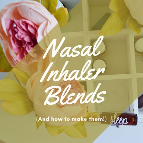 Inhaler Blends Essential Oils, Essential Oil Inhaler Blends, Nasal Inhaler Recipes Essential Oils, Relieve Sinus Congestion, Nasal Inhaler, Essential Oil Inhaler, Sinus Congestion, Essential Oils Recipes, Seasonal Allergies